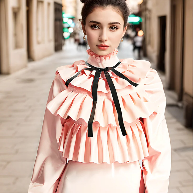 The Beauty of Details in Latex Fashion: From Pleats to Neck Ties, Design Showcasing Unique Charm