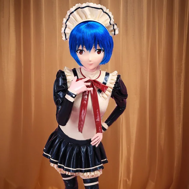 Latex Maid Dress: Anime-Inspired Elegance with a Playful Twist