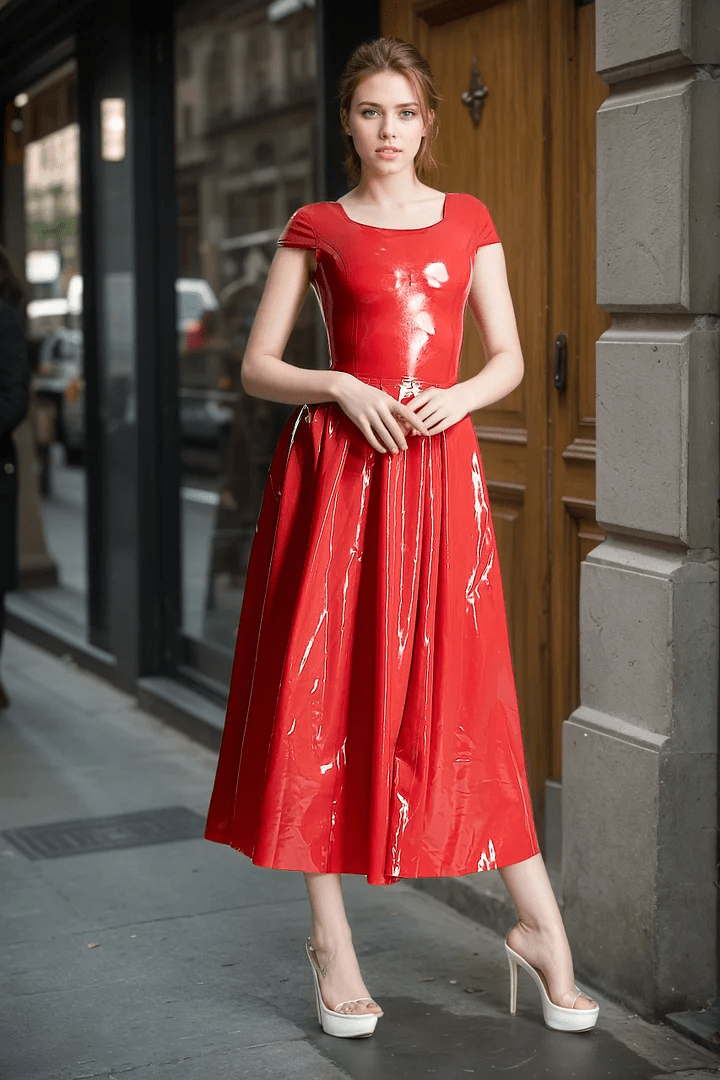 What Details to Check in a Red Short Sleeve Latex&nbsp;Dress