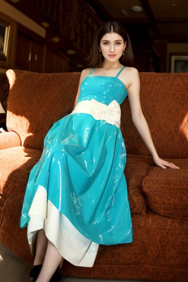 Blue Strappy Latex Dress Trends You’ll Love Now